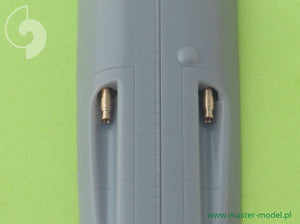 MASTER (1/48) Bf 109 G5 - G14, kit d'armement K (embouts MG 131) &  Tube de Pitot