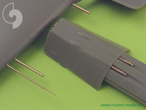 MASTER (1/48) Fw 190 A6 armament set (MG 17 barrel tips, MG 151 barrels, MG 151 fairings) & Pitot Tube