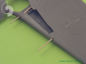MASTER (1/48) Fw 190 A7, A8 ensemble d'armement (embouts de canon MG 131, canons MG 151, carénages MG 151) &  Tube de Pitot