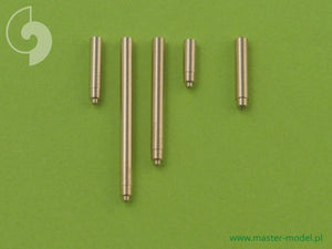 MASTER (1/48) P-38 Lightning late type armament (.50 cal Brownings with covered cooling jackets, 20mm cannon tips)