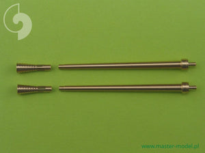 MASTER (1/48) German aircraft cannon 3,7cm Flak 18 gun barrels (2pcs)