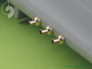 MASTER (1/48) P-40 E-N - fairings with blast tubes for .50cal Browning (6pcs)