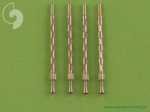 MASTER (1/48) British Mk 2 Browning .303 caliber (7,7mm) with flash hider (4pcs)