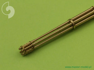 MASTER (1/48) M61 A1 Vulcan - Six-barrelled rotary 20mm cannon - turned barrels with etched barrel clamps