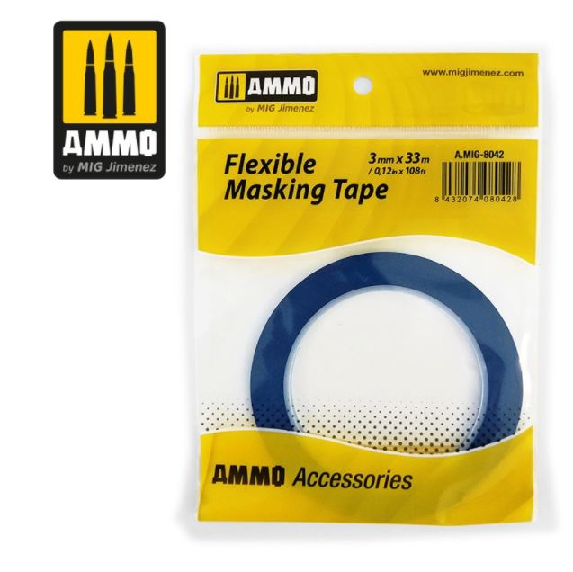 AMMO Flexible Masking Tape (3mm x 33M)