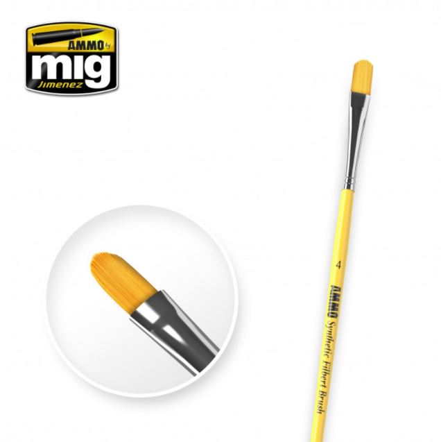 AMMO 4 Synthetic Filbert Brush