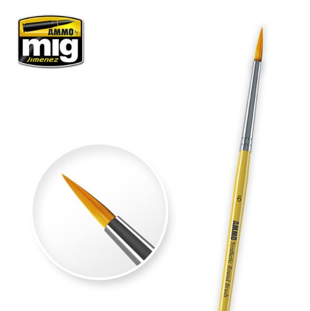 AMMO 6 Synthetic Round Brush