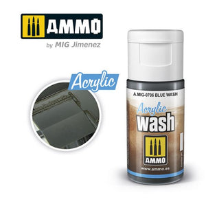 AMMO ACRYLIC WASH Blue Wash