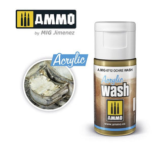AMMO ACRYLIC WASH Ocher Wash