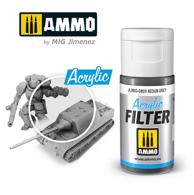 AMMO ACRYLIC FILTER Medium Grey