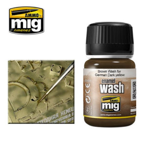 AMMO Brown WASH for German Dark Yellow