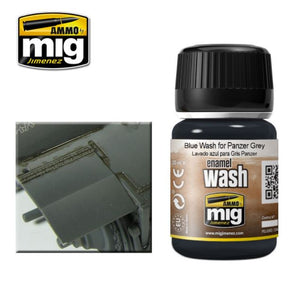 AMMO Blue WASH for Panzer Gray