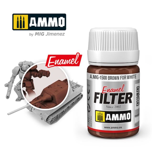AMMO FILTER Brown for White