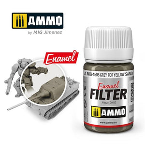 AMMO FILTER Gray for Yellow Sand