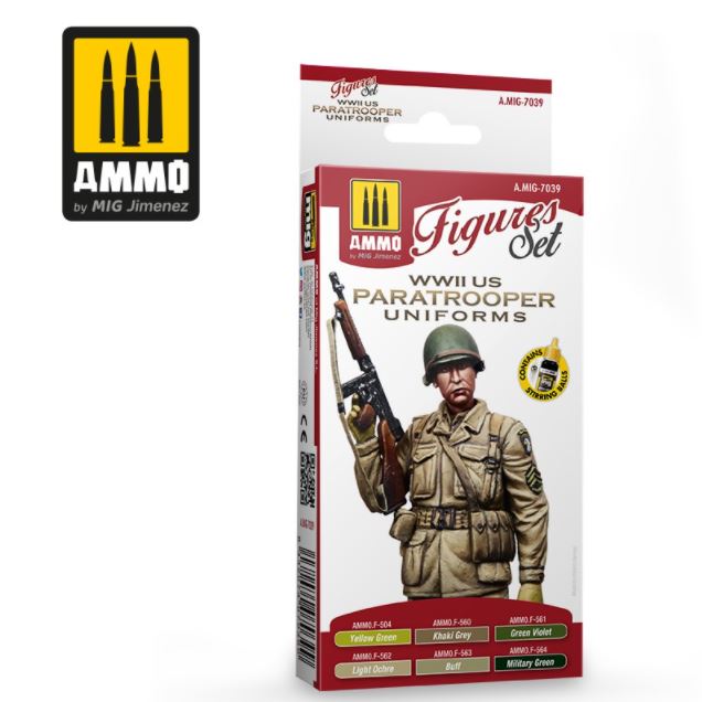AMMO WWII US Paratroopers Figures Set