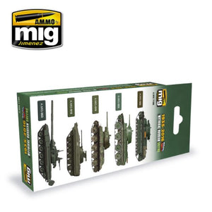 Set AMMO Mitici colori verdi russi 1935-2016