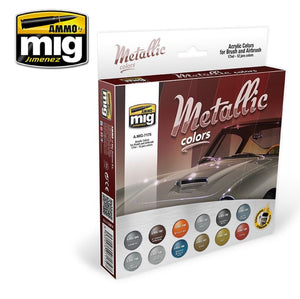 AMMO Metallic Colors Set
