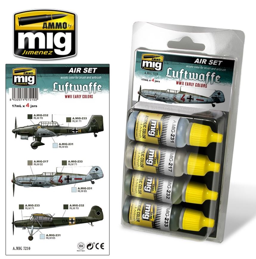 AMMO Luftwaffe WWII Early Colors Set