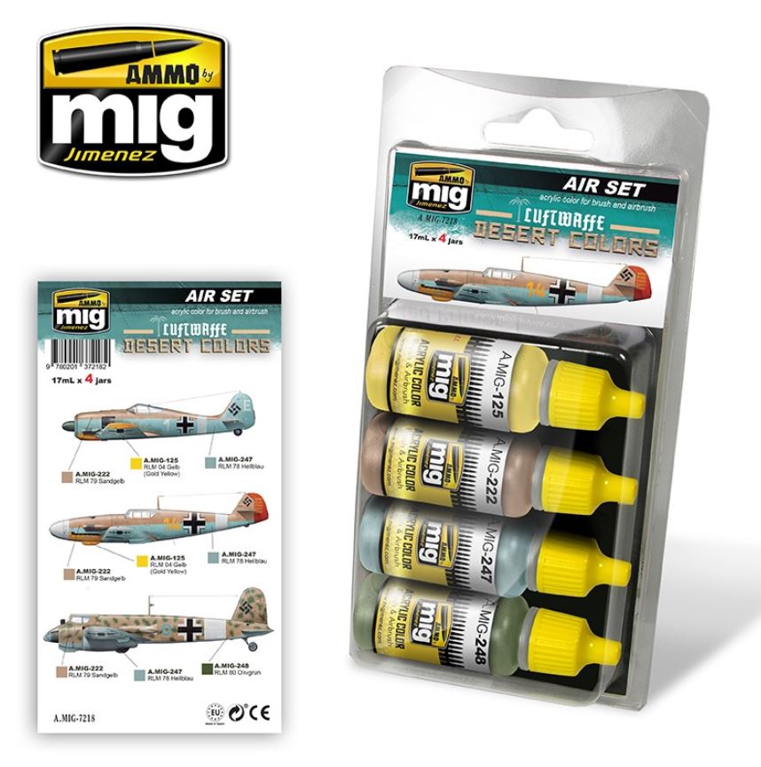 AMMO Luftwaffe Desert Colors Set