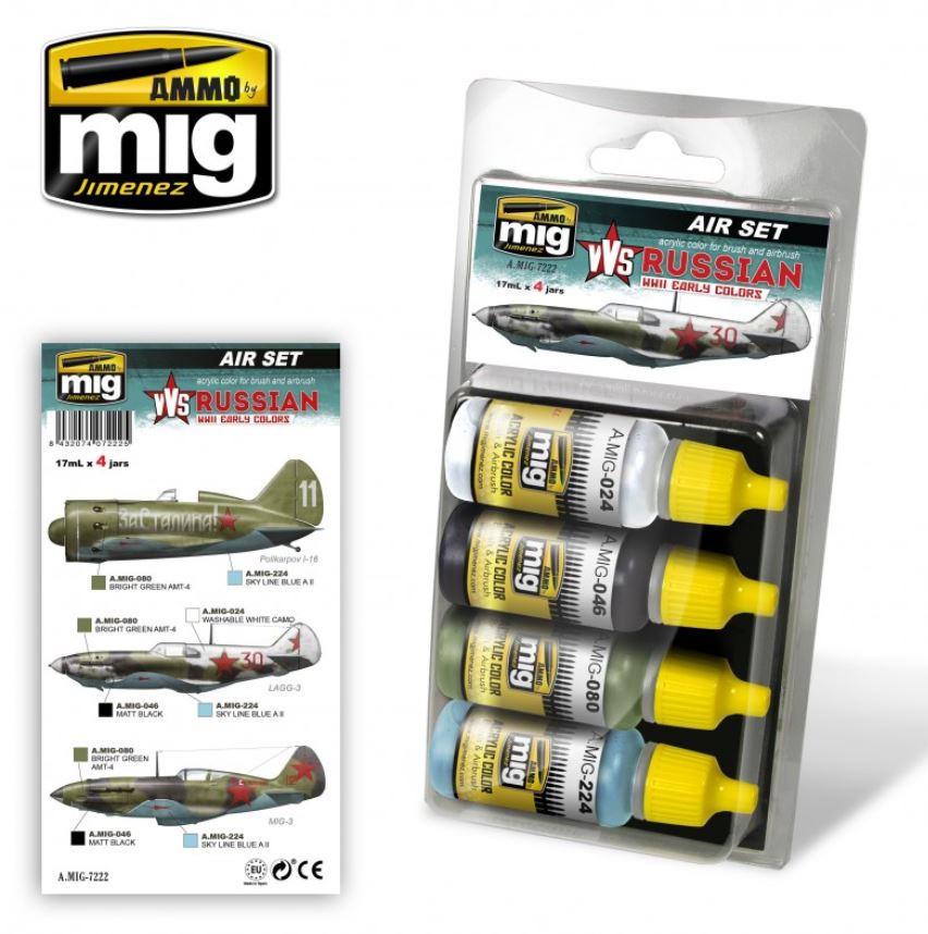 AMMO VVS WWII Russian Early Aircraft Set