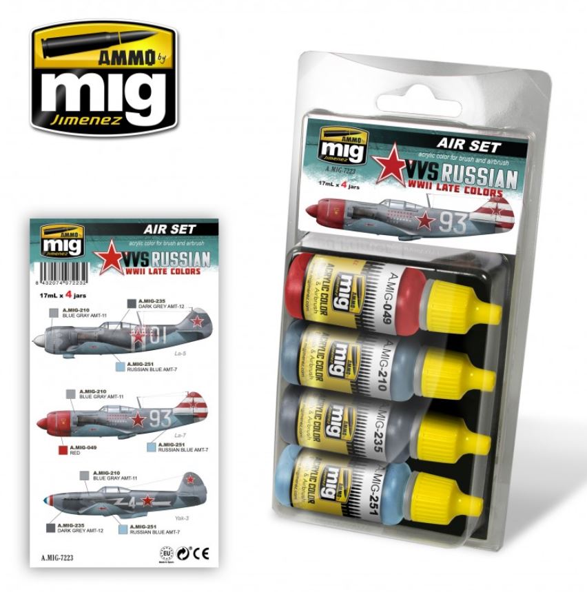 AMMO VVS WWII Russian Late Aircraft Set
