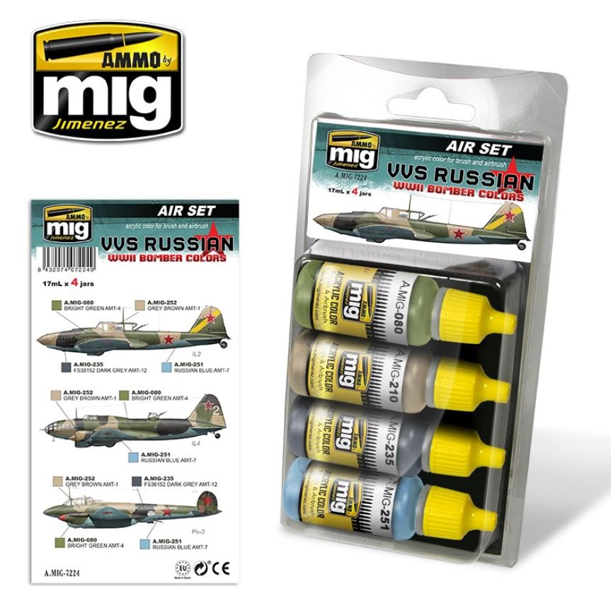 AMMO VVS Russian WWII Bomber Colors Set