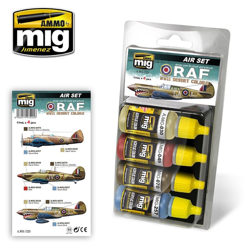 AMMO RAF WWII Desert Colors Set