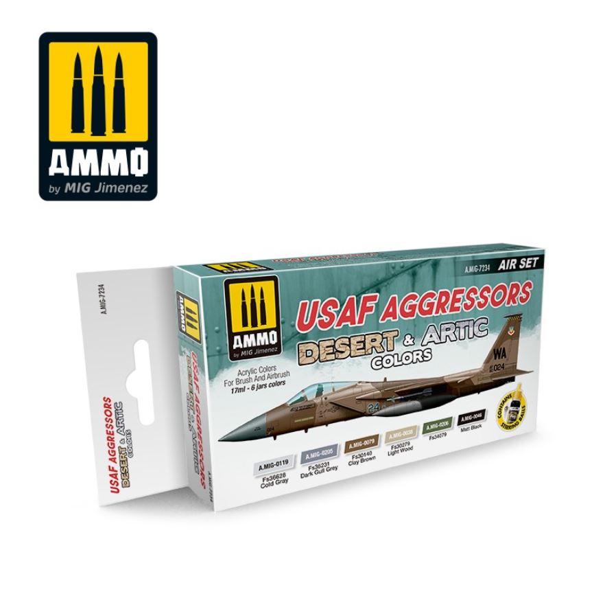 AMMO USAF Aggressors Desert & Artic Colors