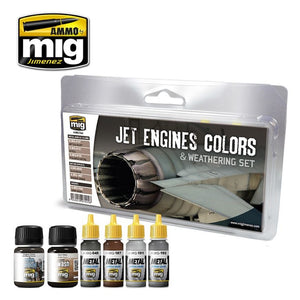 AMMO Jet Engines Colors and Weathering Set