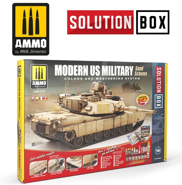AMMO SOLUTION BOX – Modern US Military Sand Scheme