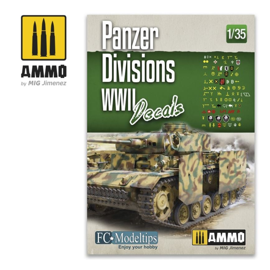 AMMO (1/35) Panzer Divisions WWII Decals