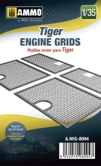 AMMO (1/35) King Tiger & Sturmtiger engine grids