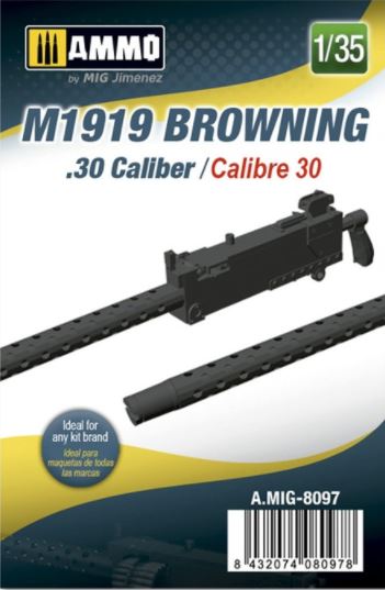 AMMO (1/35) M1919 Browning .30cal