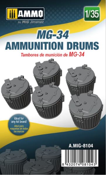 AMMO (1/35) MG-34 Ammunition Drums