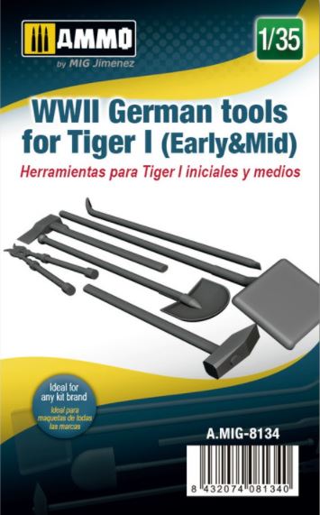 AMMO (1/35) German Tools for Tiger I (Early & Mid)