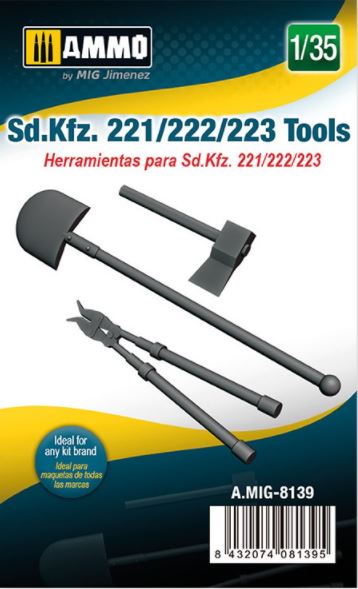 AMMO (1/35) Sd.Kfz. 221/222/223 Tools