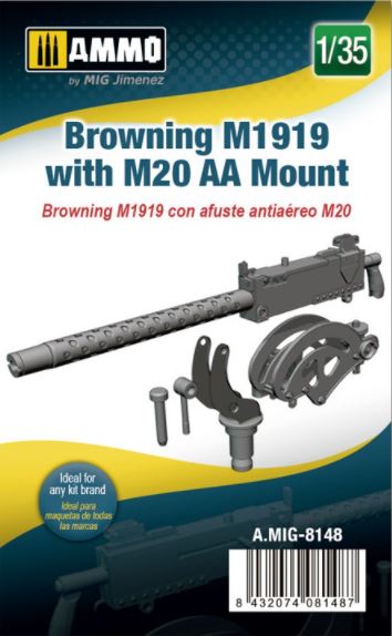 AMMO (1/35) Browning M1919 with M20 AA Mount