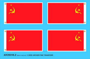ARCHER (1/35) Fabric Texture Soviet Flags