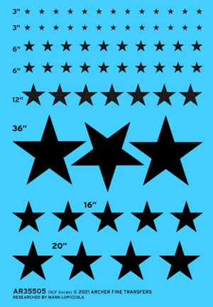 ARCHER (1/35) U.S. National Insignia for Modern Vehicles (Black)