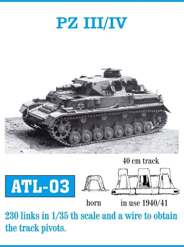 FRIULMODEL (1/35) Pz III/IV 40cm track (1940-41)