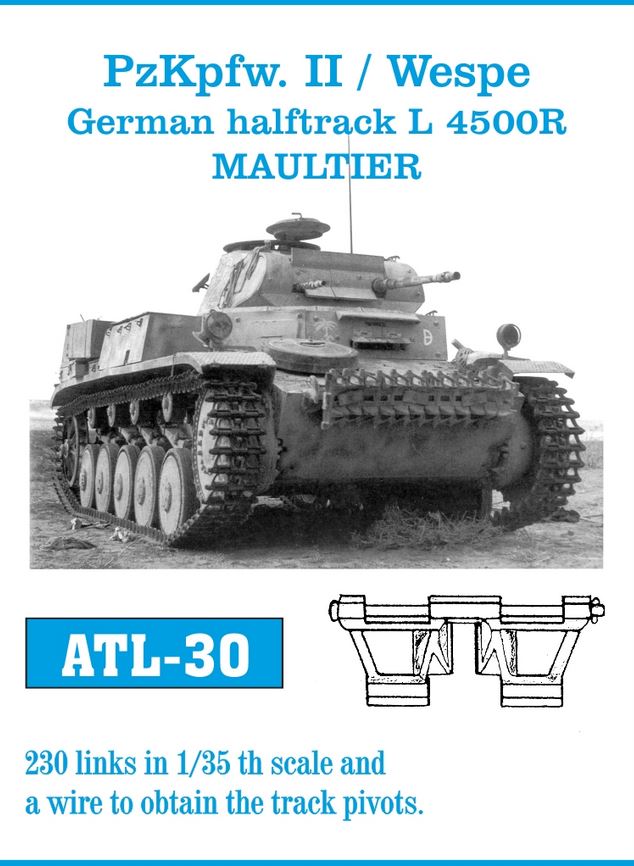 FRIULMODEL (1/35) PzKpfw. II / Wespe / German halftrack L 4500R  Maultier