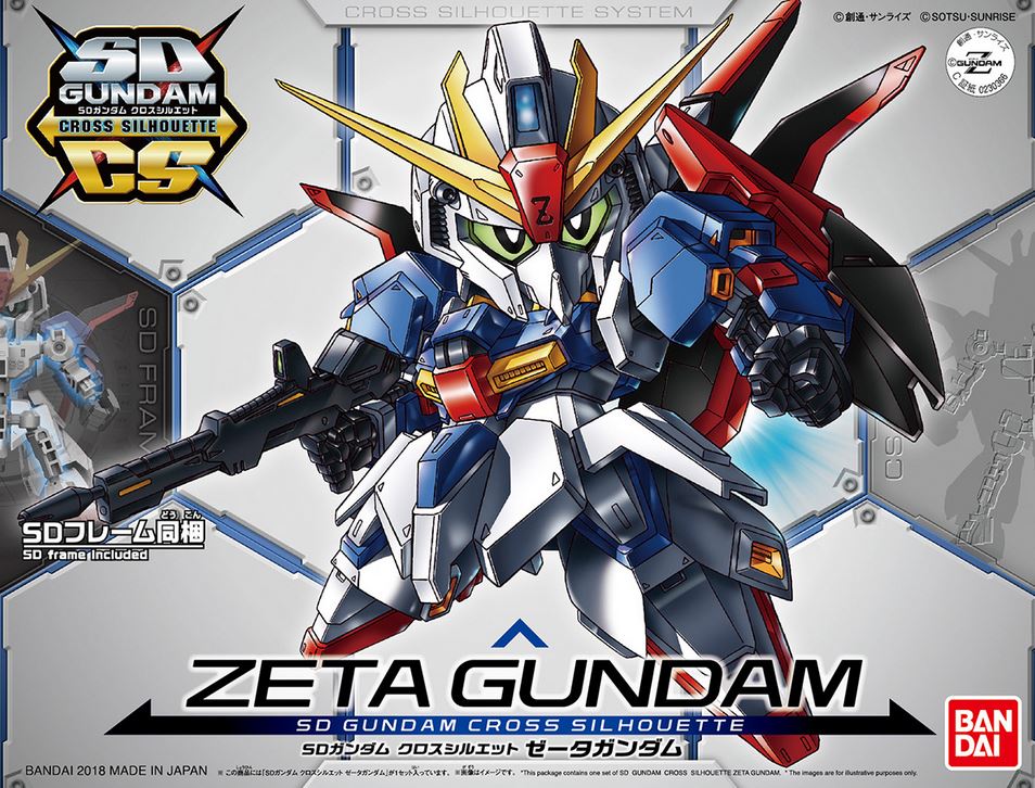 BANDAI SD Gundam Cross Silhoutte - Zeta Gundam