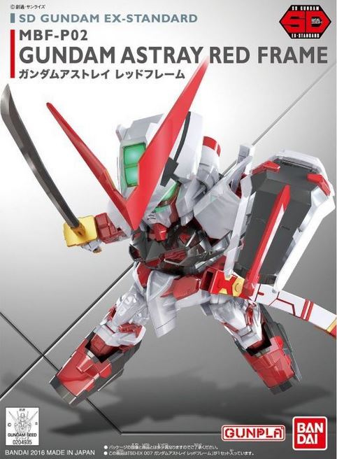 BANDAI (1/144) SD Gundam EX-Standard - 007 - Astray Red Frame