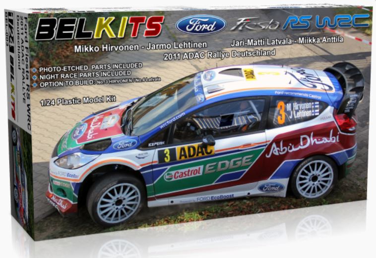 BELKITS (1/24) Ford Fiesta RS WRC 2011 ADAC Rallye Deutschland
