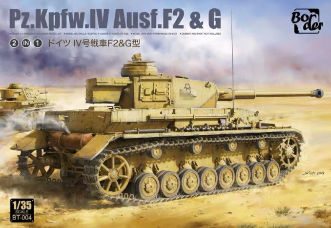 BORDER MODEL (1/35) Pz.Kpfw.IV Ausf.F2 G early 2in1