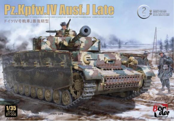 BORDER MODEL Pz.Kpfw.IV Ausf. J Late 2 in 1