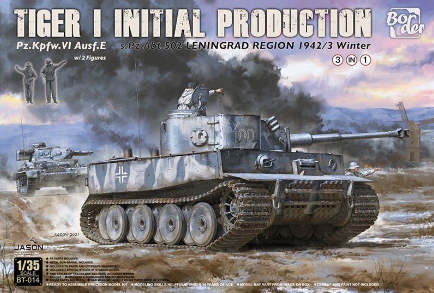 BORDER MODEL (1/35) Tiger I Initial Production s.Pz.Abt.502 Leningrad Region 1942/43 Winter