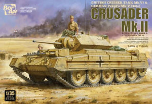 BORDER MODEL British Cruiser Tank MK.VI & German Pzkpfw.MK V746(e) Crusader Mk.II