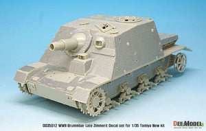 DEF MODEL (1/35) WWII Sturmpanzer IV Brummbar Late Zimmerit Decal set (Tamiya)