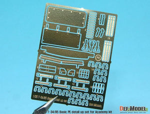 DEF MODEL (1/35) T-34/85 PE Detail Up Set (for Academy/Tamiya/Zvezda)